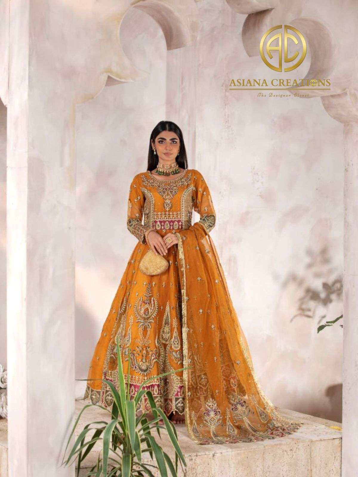 Net Anarkali Dresses  Pakistani Suit 14 (DF-03)